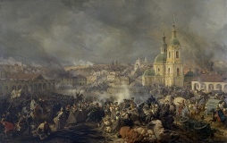 П. фон Гесс. Сражение при Вязьме 22 октября 1812 г. Государственный Эрмитаж
